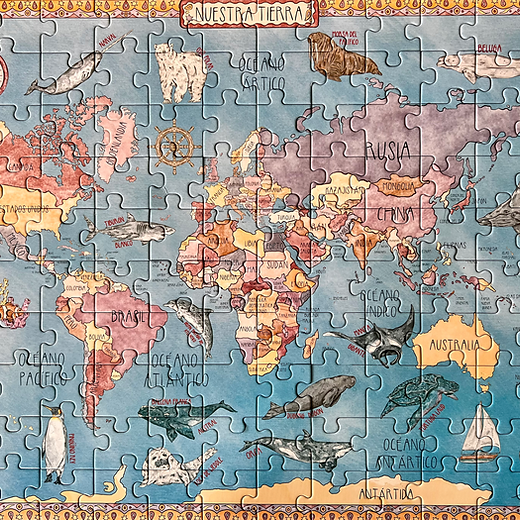 Puzzle 120 piezas Nuestra Tierra