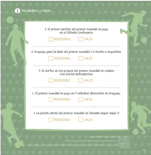 Libro de actividades Fútbol, garra y corazón