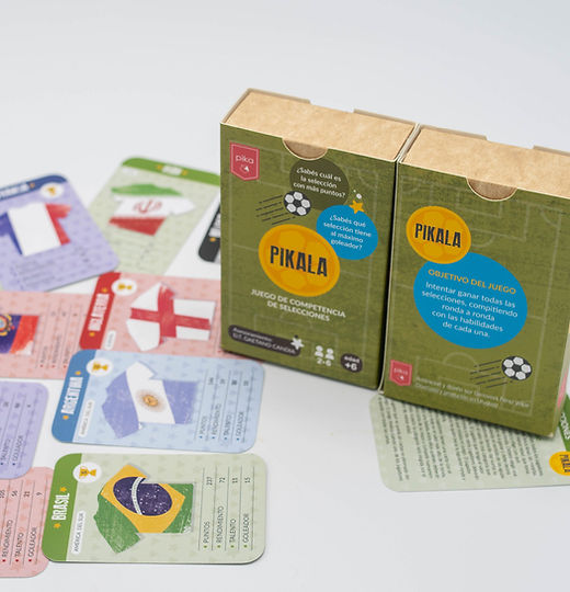 Juego de cartas de fútbol Pikala