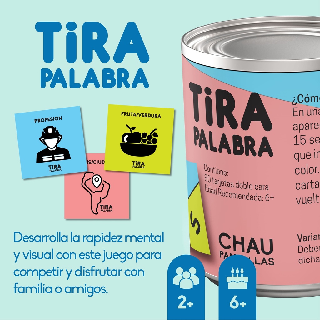 Juego de mesa Tira Palabra