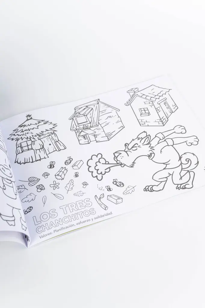 3- Libro actividades Cuentos Clásicos para colorear + stickers.webp