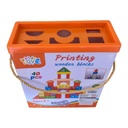 Bloques madera 40 piezas Castillo