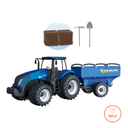 Tractor New Holland con remolque