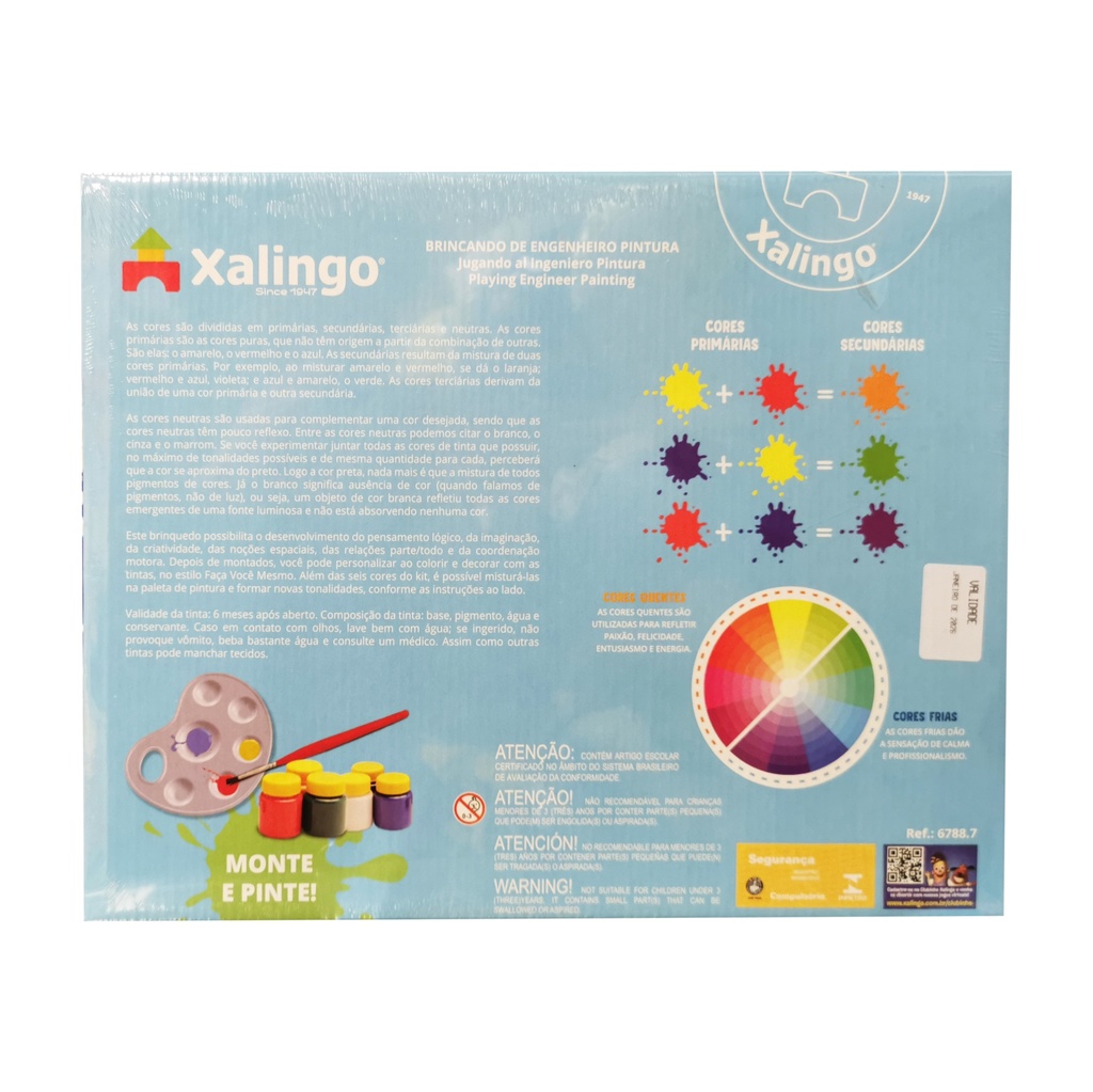 Bloques madera  50 piezas para colorear