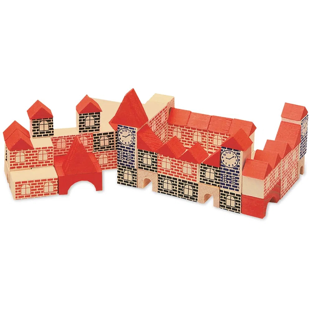 Bloques de madera 42 piezas