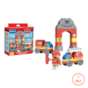 Bloques de encastre 40 piezas motivo Bomberos