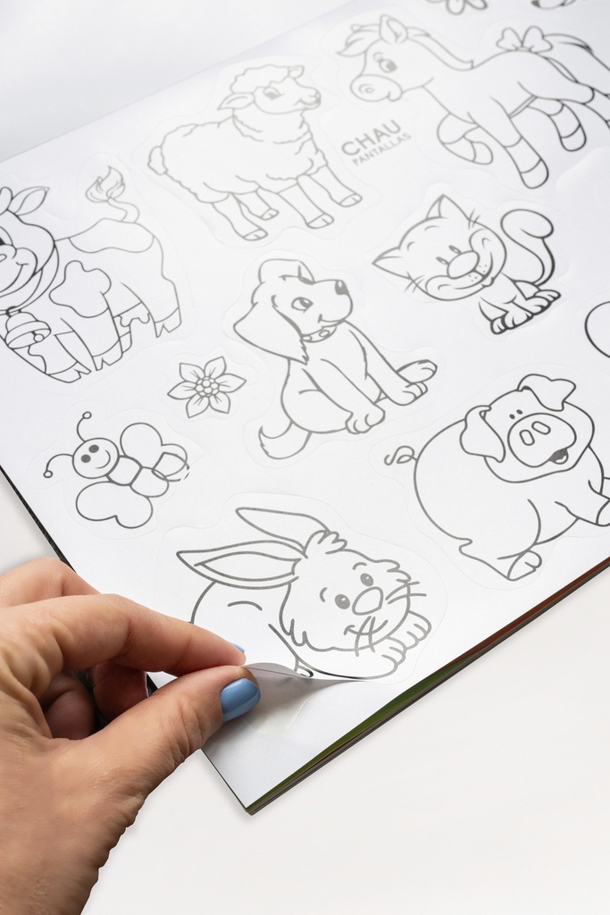 Block de stickers coloreables