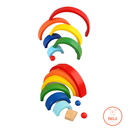 Arcoíris madera Waldorf