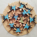 Acróbatas XL apilables edición Celeste en MDF