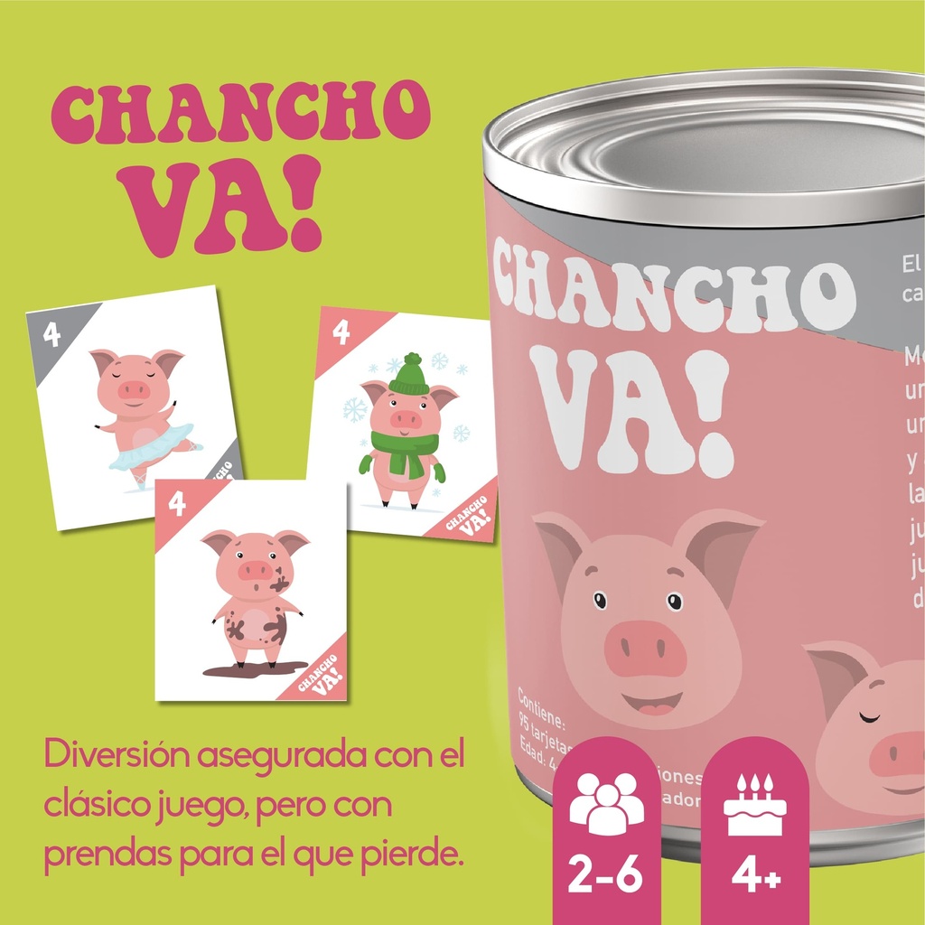 Juego de mesa Chancho Va