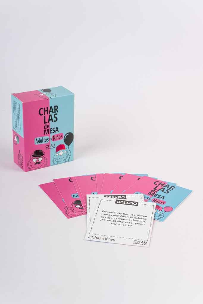 Juego de Cartas Charlas de Mesa Adultos Vs Niños