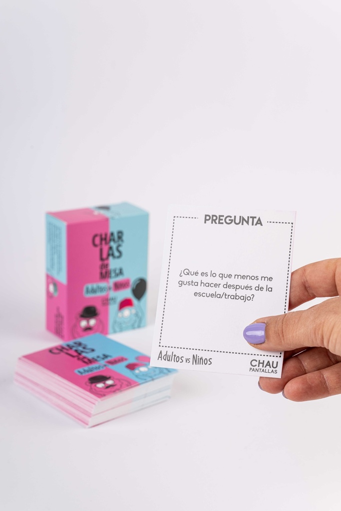 Juego de Cartas Charlas de Mesa Adultos Vs Niños