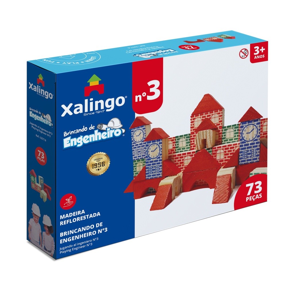 Bloques de madera 73 piezas