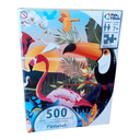 Puzzle redondo 500 piezas Pájaros