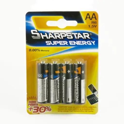 Blister pilas AA (4 unidades)