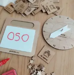 Didáctico Ruleta de letras 