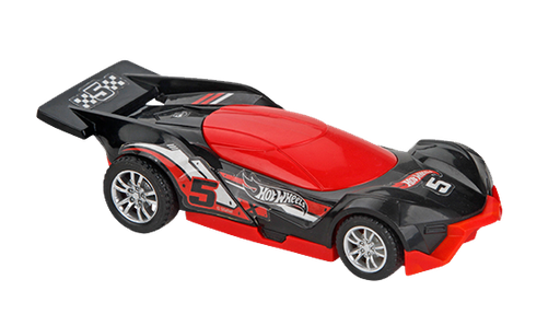 Autito Hot Wheels  Pullback de 13 cm negro