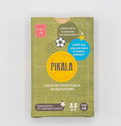 Juego de cartas de fútbol Pikala