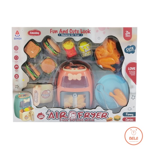 Juego de cocina freidora