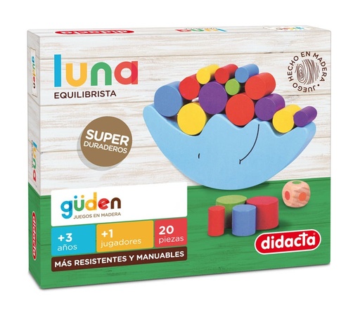 Juego de madera Luna Equilibrista