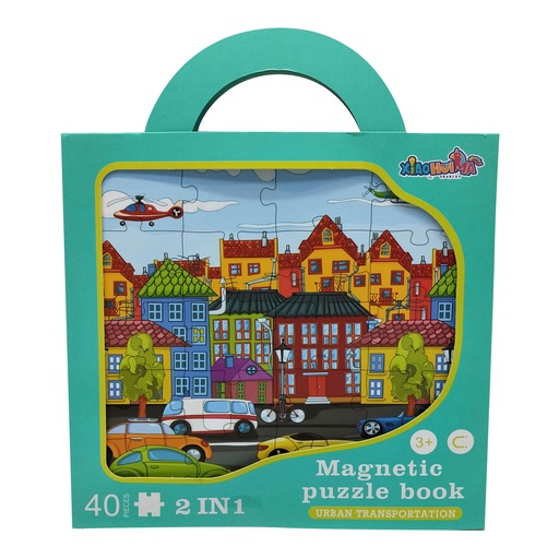 Puzzles magnéticos 2 en 1 ( 40 piezas)