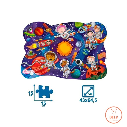 Puzzle gigante 28 piezas Aventura Espacial
